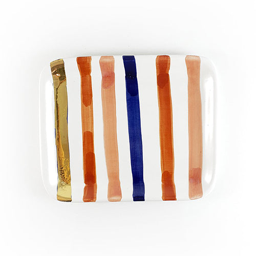 Ourika Striped Serving Plate